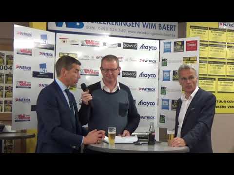 Persbabbel na de wedstrijd KSV Oudenaarde - R. Excelsior Virton
