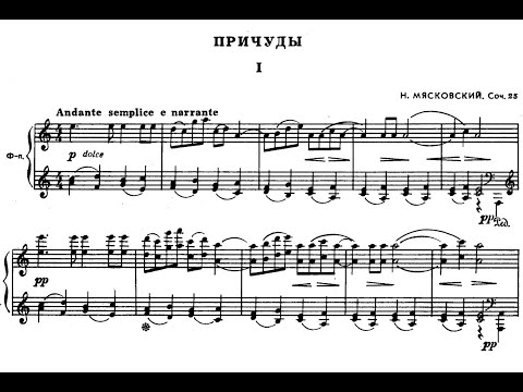 Николай Мясковский / Nikolai Myaskovsky: Причуды, Op.25 (Eccentricities, 1922)