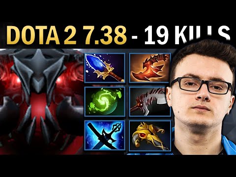 Shadow Fiend Gameplay Miracle with 19 Kills and 1000 GPM - Dota 2 7.38