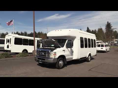 2009 Ford StarTrans Senator 14 Passenger + Interior Luggage Shuttle Bus - S92886