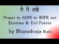 RARE Vedic Prayer To AGNI For Long Life Wipeout Enemies And Evil Forces Rig Veda Ghana Patha