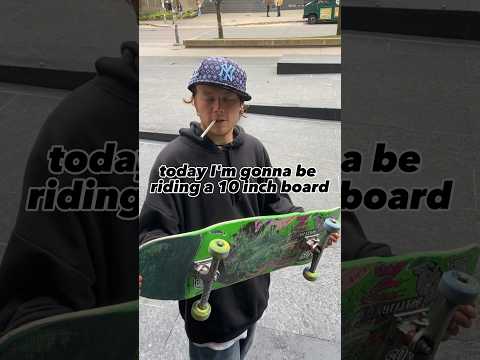 I tested out a 10 inch skateboard