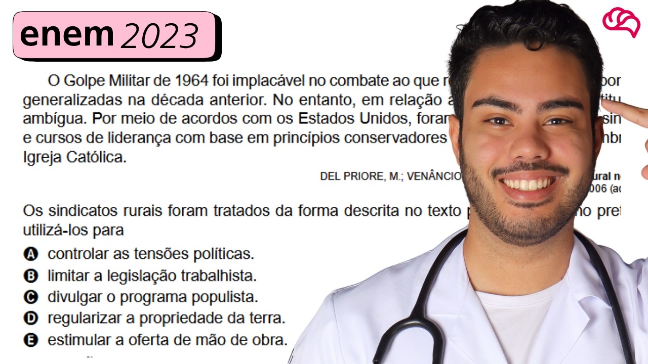 Resolução em Vídeo — Questão 80 ENEM 2023