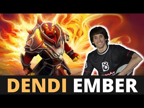 B8.DENDI EMBER SPIRIT WITH 10KILLS - DOTA2 7.29 GAMEPLAY