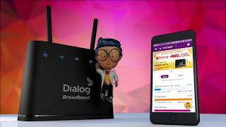 Dialog Home Broadband router Wi-Fi Password change | H2VE