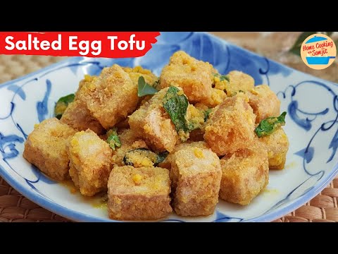 Fried Tofu with Salted Egg Yolk Recipe