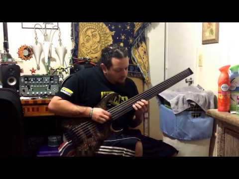 Alan goldstein warm up jam fretless Vader 6 Kiesel