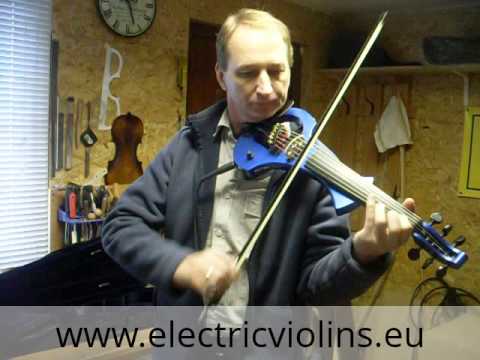 Reiter hand-made electric violin present: Classic 6 strings violin