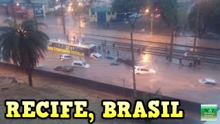 Enchente em Recife, Brasil Urgente Abril de 2021