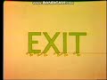 Classic Sesame Street EXIT Walking Word 1974