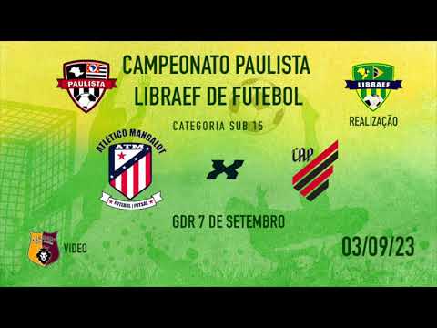 Sub 15   Atlético Mangalot x Athletico Paranaense Carapicuíba
