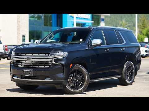 2023 Chevrolet Tahoe 4WD 4dr Premier in Black for sale at Salmon Arm Chevrolet Buick GMC in Salmon Arm, BC
