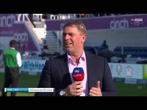 Incredible reaction by Nasser Hussain  on Indian bowling