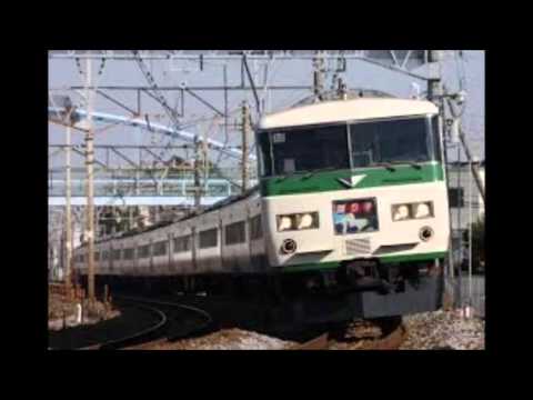 185 Series train From Japan and SHARP ES 656 Washer from Japanese
