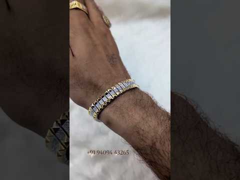 Men's Two Tone Loose Bracelets