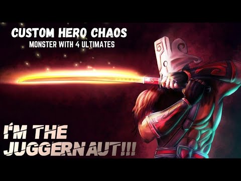 Dota2 CustomHeroChaos- CRAZY RIGHTCLICK JUGGERNAUT 7 SLOTTED WITH 4 ULTIMATES!!!!