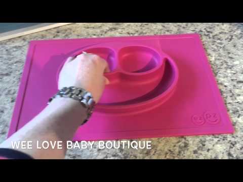 EzPz Happy Mat - Placemat + Plate All-In-One