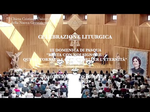 23/04/23 III Pasqua: "Resta con noi Signore. Qui sei tornato e qui dimori per l'eternità" A.Paolella