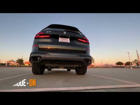 Exhaust sound on 2023 BMW X7 xDrive40i   4K