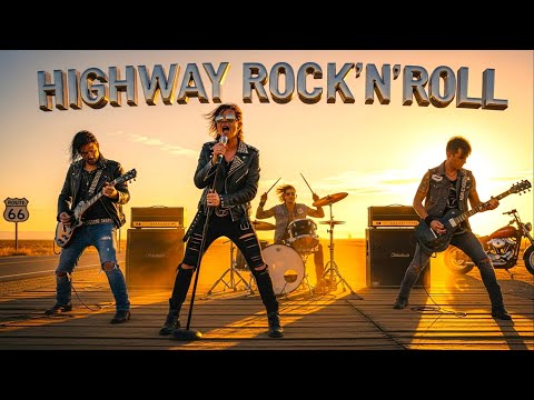 Highway Rock’n’Roll | Live Sunset Jam for Riders – Ultimate Road Trip Playlist