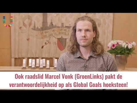Utrecht4GlobalGoals - Raadslid Marcel Vonk (GroenLinks)
