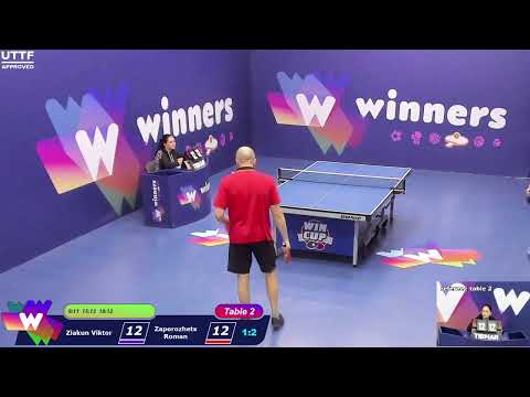 WINners CUP table 2  08.01  Ziakun Viktor - Zaporozhets Roman   15:00