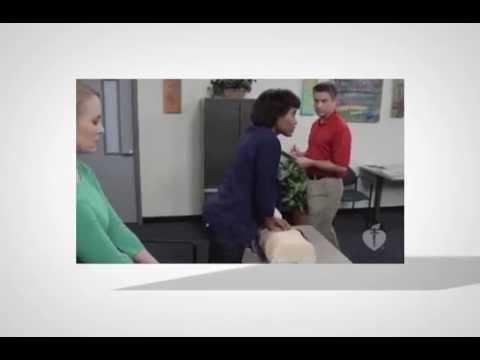 AHA Heartsaver Pediatric First Aid CPR AED online course video and demo