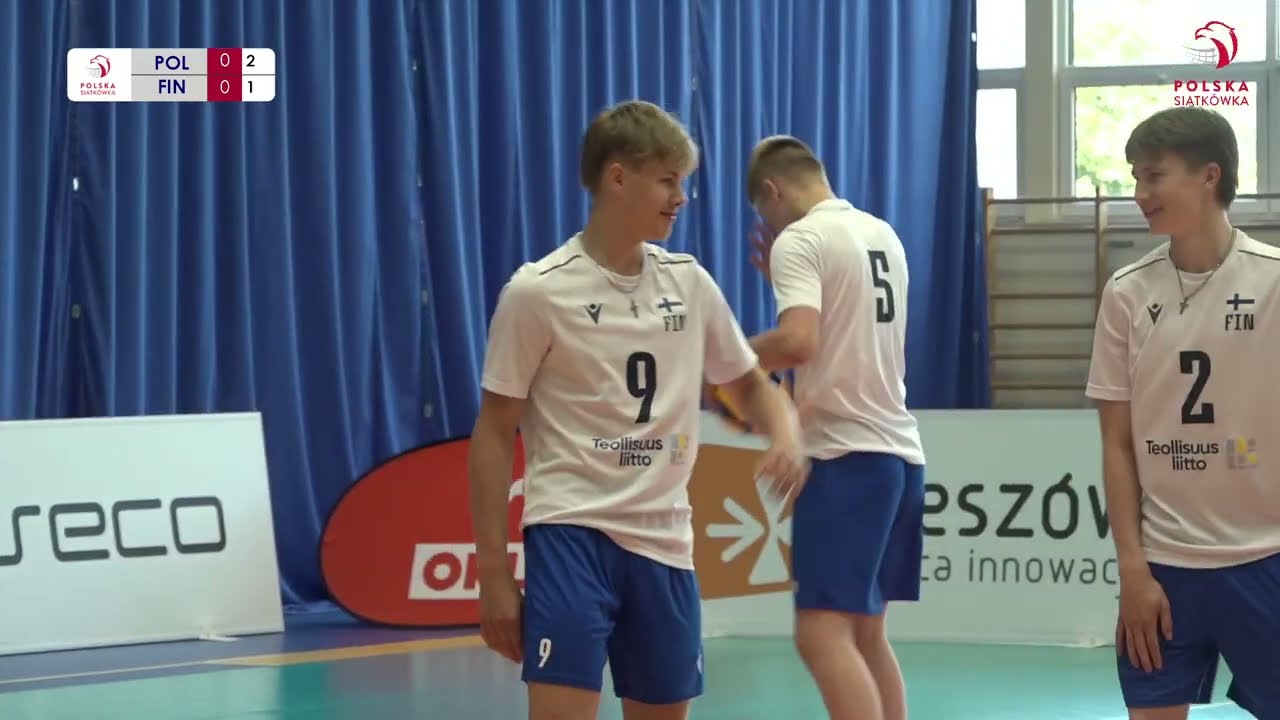  Siatkówka na żywo: Polska vs. Finlandia [U-17] 