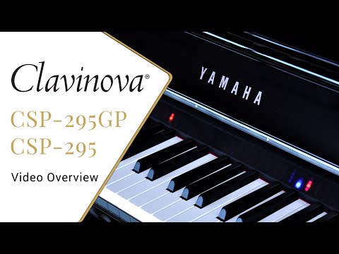 New!  |  Yamaha Clavinova CSP-295 and CSP-295GP  |  CSP-200 Series Interactive Digital Pianos