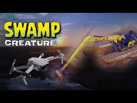 Tesla Terafactory Swamp Creature Caught in Action - Gigafactory 5 Drone Footage