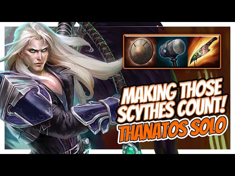 HOW CAN YOU TROLL AND CARRY AT EXACT SAME TIME? - Smite Thanatos solo