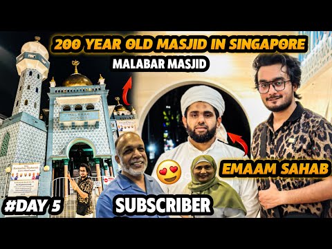 200 years old Malabar Mosque in Singapore | Singapore Day 5 | Subscribers | Param Vlog 