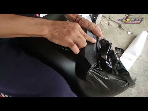 BLOK STICKER HITAM DOFF HONDA CB150R