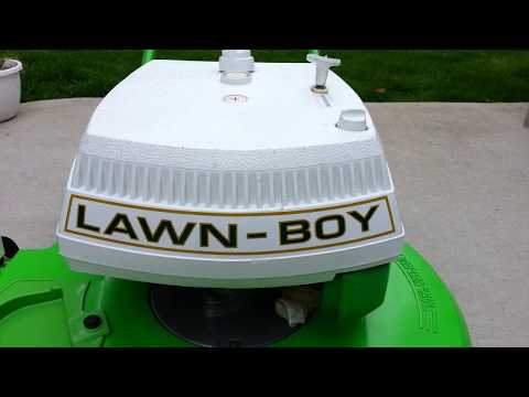 Lawn-Boy 7225 first start-up of the season 2020
