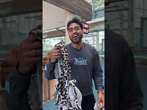 He wore this at an AIRPORT
