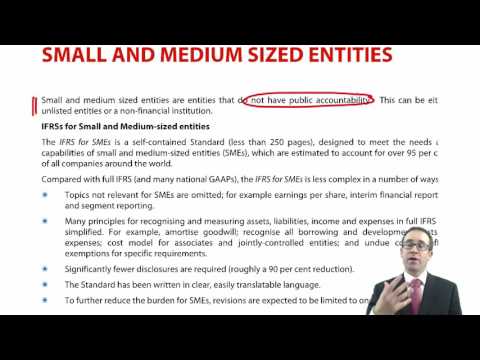 ACCA P2 Small and medium sized entities