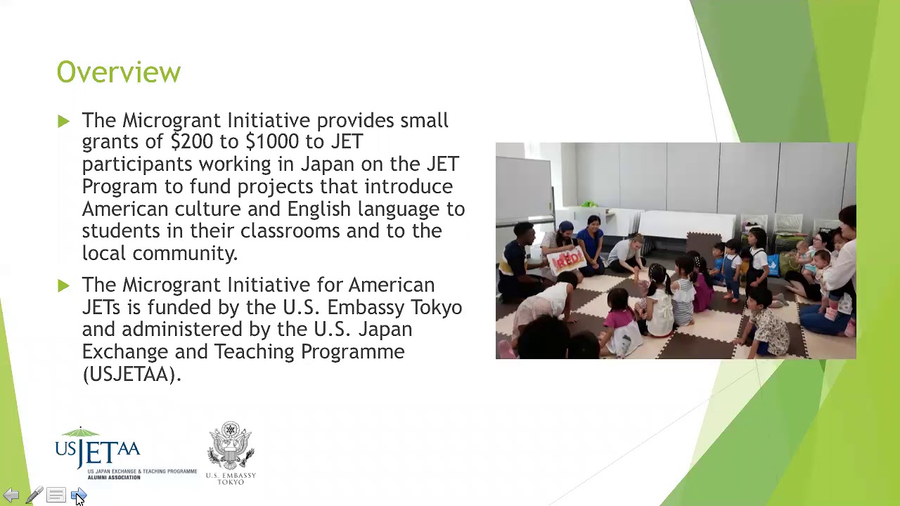 U.S. Embassy Microgrant Initiative for Current JETs