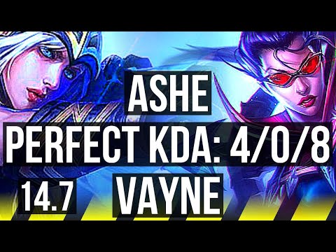 ASHE & Xerath vs VAYNE & Lulu (ADC) | 4/0/8, 67% winrate | BR Master | 14.7