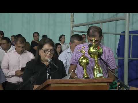 Exhibición de un cuadro gigante de la historia del colegio Genaro Berón de Astrada, 262 años