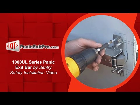 1000UL Series Panic Exit Bar by Sentry Safety Installation Video