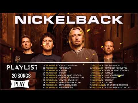 Nickelback Greatest Hits Full Album 2021 💗 Nickelback Best Songs - How You Remind Me, Photograph