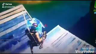 Montagne skinny blu bandana