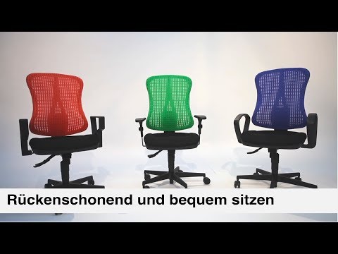 Artikelvideo 1 für Topstar Bürostuhl Head Point SY, HE200 G26X Stoff blau, Gestell schwarz, Artikelnummer 414367