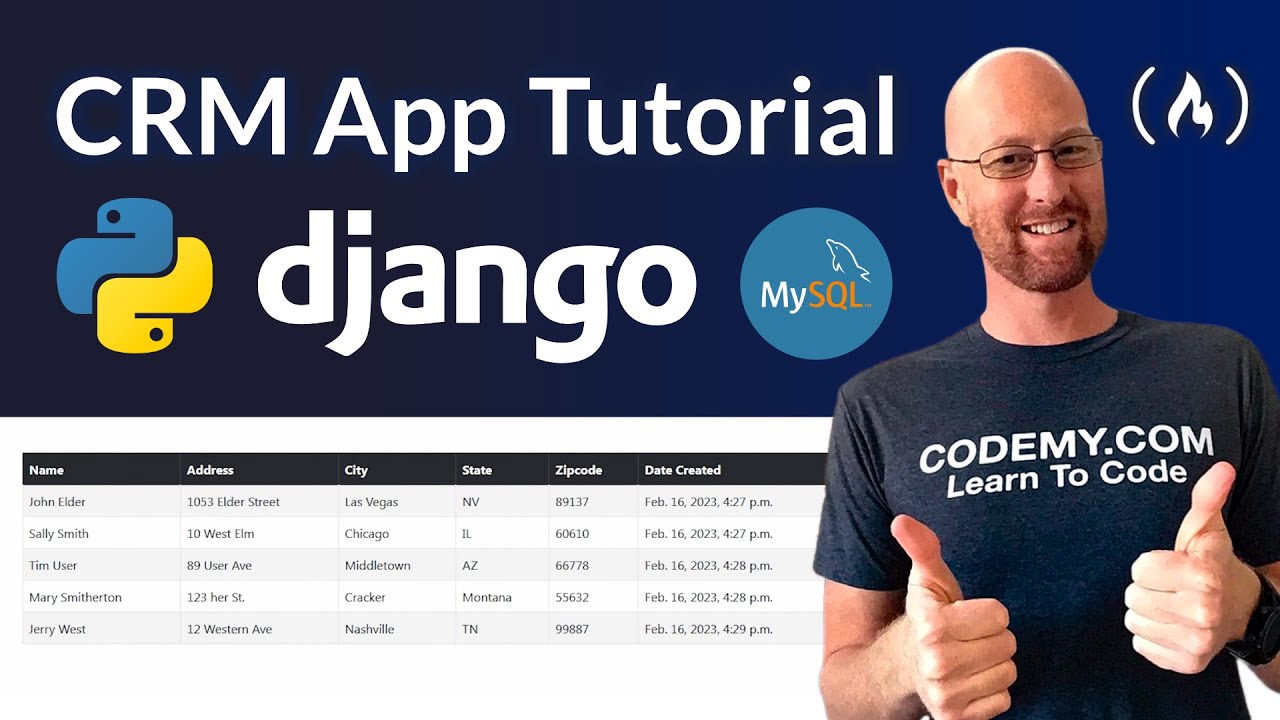Django Project – Code a CRM App Tutorial