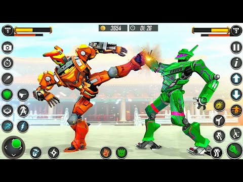 Dino Robot Car Transformation 🦖🚗 | Robot Game Offline | Gadi Wala Robot War Part:01