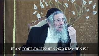 לימוד התורה ׳עוסק בתורה׳ - כמה חשוב לנצל הזמן חלק ז' הרב ווכטר שנת תש"פ