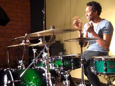 Oscar Seaton, Jr. - Modern Drummer Photo Shoot: Part 1
