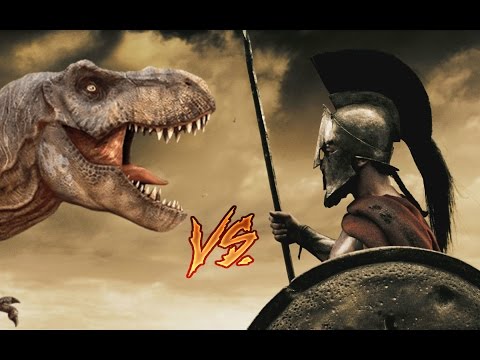Ultimate Epic Battle Simulator: T-Rex Vs 300 Spartans
