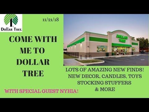 Come with me to Dollar Tree 🌳 11/21/18~Lots of New Finds, Decor New Candles, Toys & More ❤️ Video