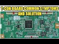 TCON BOARD Repair Tutorial - Common Symptom & Solution - How to fix tcon board